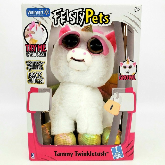 Feisty Pets Tammy Twinkletush Plush Alicorn Squeeze Growl Ages 6 for sale online | eBay