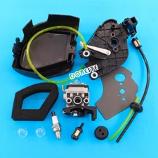 Carburetor Kit For Honda GX35 HHT35 Brushcutter WYB-16C with Air Filter & Cover