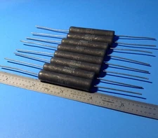 8 pcs DALE RS-10 40 OHM 1% POWER RESISTORS 10 WATTS supply radio USA Shipping