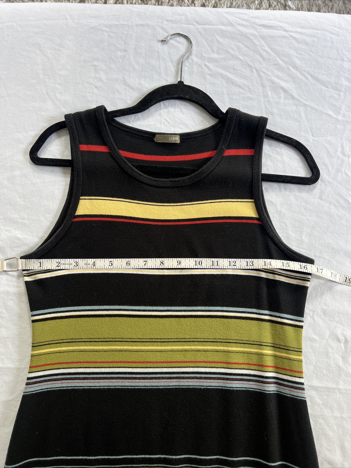 J.Crew Midi Bodycon Dress Size Large Multicolored… - image 4