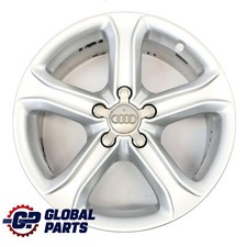 Audi A4 B8 8K Silver Wheel Alloy Rim 17" ET:45 7,5J Star Spoke 8K0601025CE