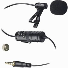XM-L Wired Lavalier Microphone With 20' Audio Cable for Canon Digital EOS...