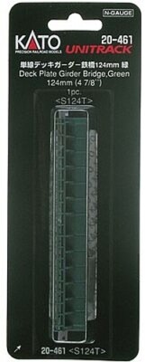 Kato Deck Girder Bridge - 4-31/32'' 124mm Long (green) - N Scale Model Railroad