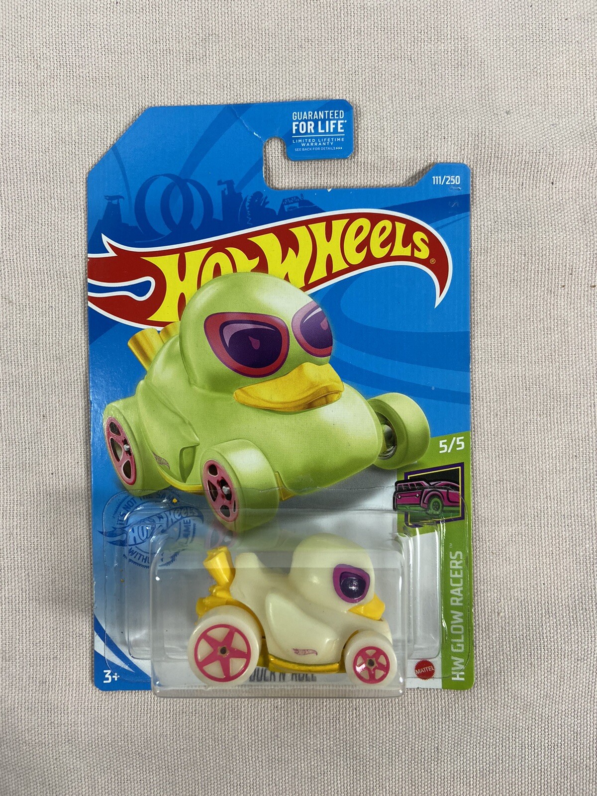 2021 Hot Wheels E Case - Duck 'N Roll - Glow Racers