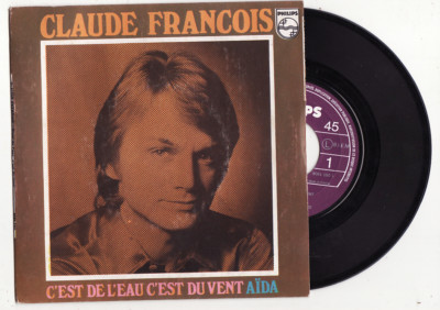 SP CLAUDE FRANCOIS-C'EST DE L'EAU C'EST DU VENT-FLECHE-FRENCH