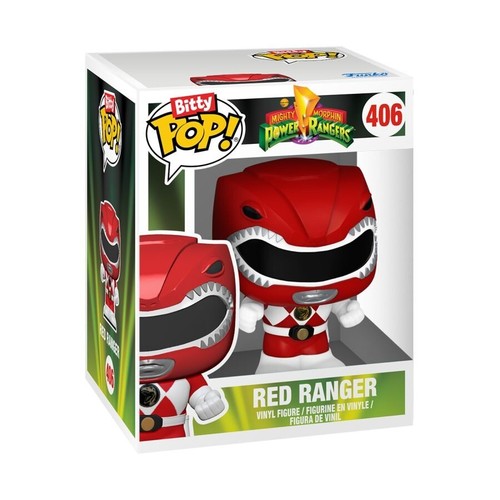 Mighty Power Rangers Megazord w/ Red Ranger Funko Bitty Pop! Bitty Bot 2Pcs New - Picture 5 of 6