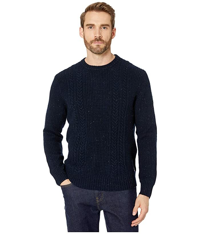 The Normal Brand Kennedy Speck Navy Crew Sweater Size Medium