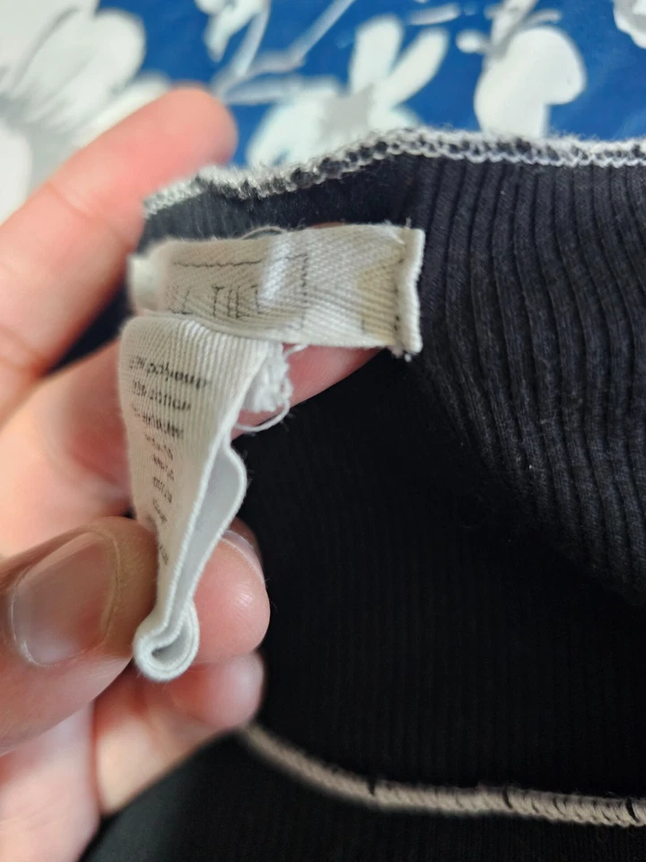 Женский полный наклон укороченный верхний короткий рукав блузка размер большой Jr черный и белый - Изображение 3 из 4