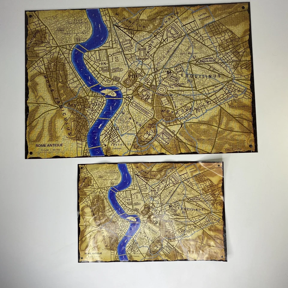 4D Cityscape Time Puzzle City Rome Historical Base Puzzle Picture Guide Complete - Image 2 of 4