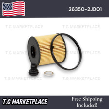 New OE Spec Engine Oil Filter and Gasket Set Fits Hyundai P/N: 26350-2J001