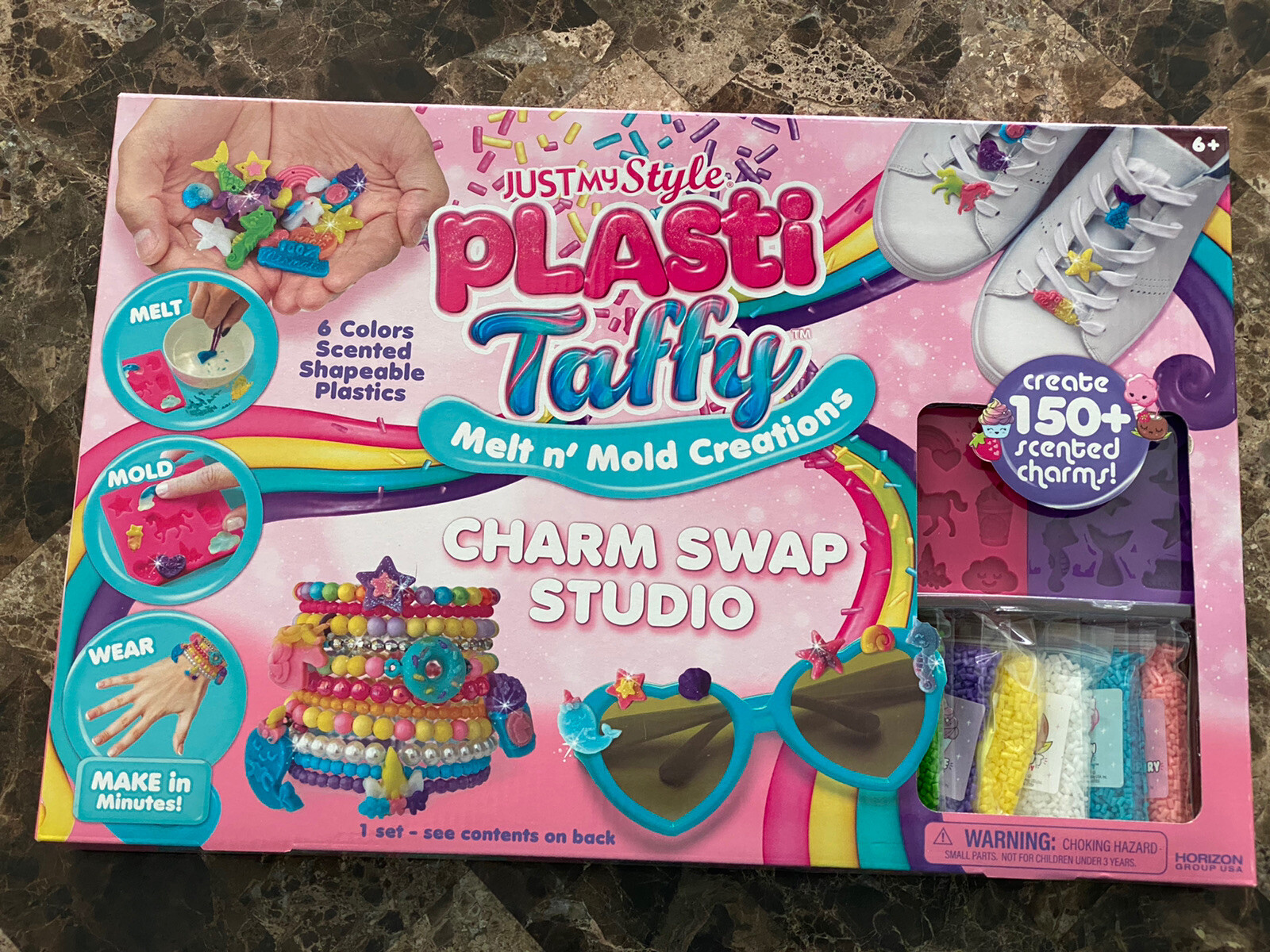 New Just My Style Plasti Taffy Charm Swap Studio Melt n' Mold Jewelry