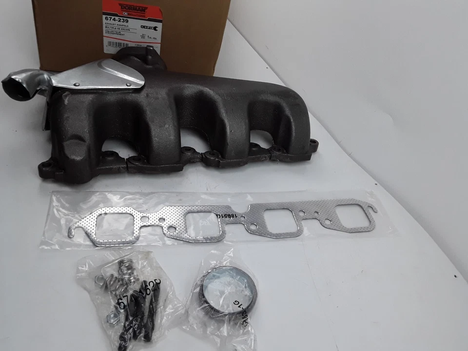 Colector de escape con juntas herrajes Dorman 674-239 para Chevrolet, GMC 1990-1998 Foto 4 de 4