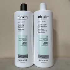 Nioxin Pro Clinical Scalp Relief Shampoo Conditioner Duo 33.8 oz ea. new fresh