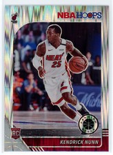 Kendrick Nunn 2019-20 NBA Hoops Premium Stock Silver Flash Prizm RC #250 Rookie