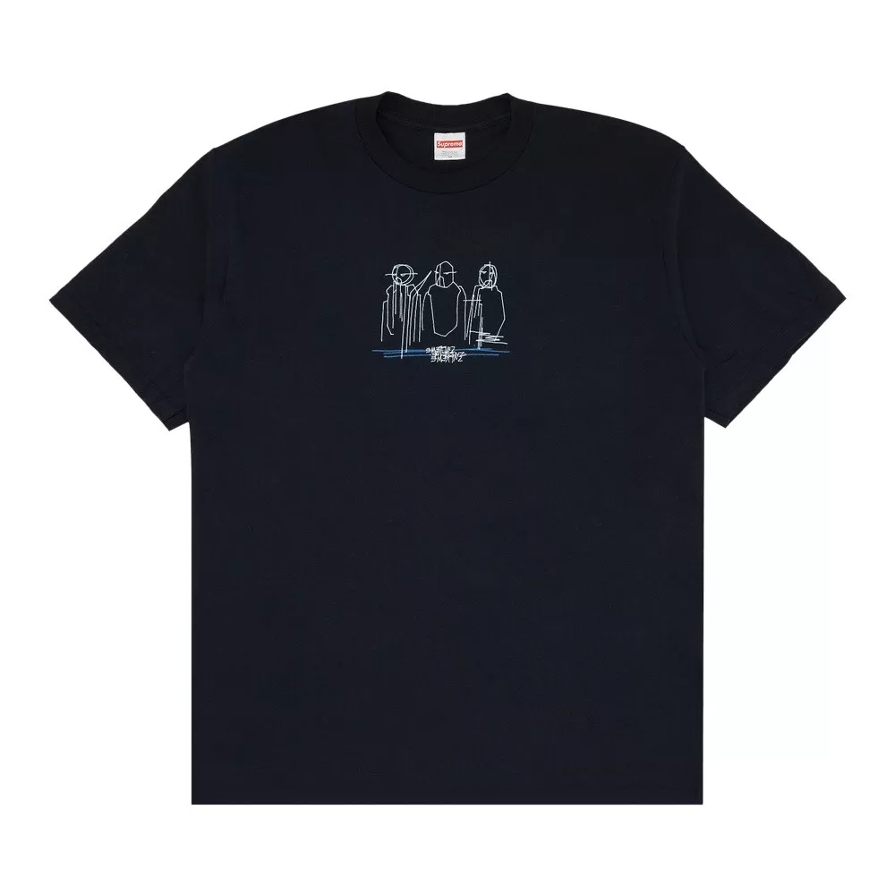 T shirt Supreme Three Kings marine SS23 flambant neuf dans son sac expédié le même ou le lendemain !