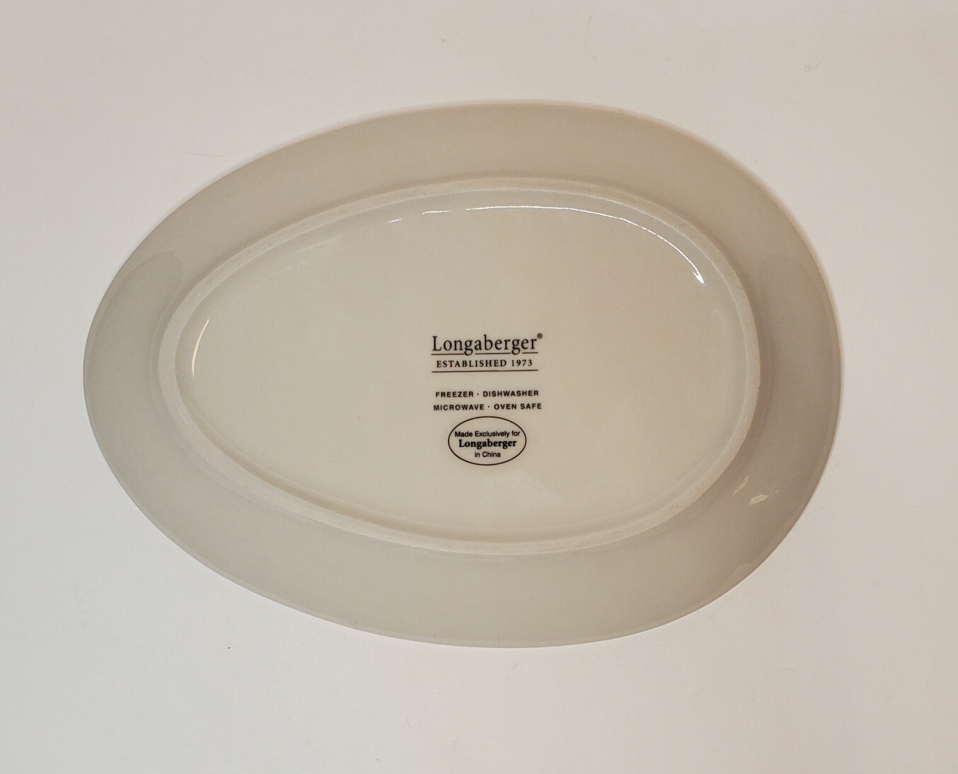 Longaberger Yellow Easter Egg Dish, Snack Plate, For Serving Food Or