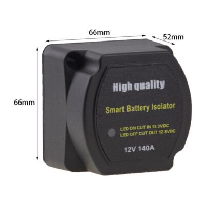 Spannungssensitives Batterie Trennrelais 12V 140A Smart Batterie Isolator VSR DE