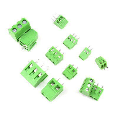 2P 3P PCB Terminal Block Mount Screw Connector Copper 3.81/2.54/5.0/5.08mm Pitch