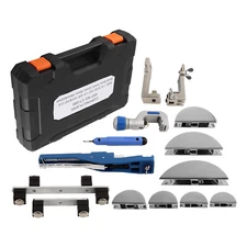 Tubing Bender with Reverse Bend 1/4"-7/8" HVAC Ratchet Copper Pipe Bender Tool