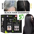 10-100PCS DEXE Black Hair Shampoo 5 minutes Instant Dye Permanent Hair Colour