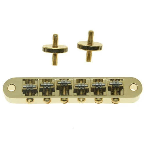 *NEW Roller Saddle BRIDGE M4 Threaded Post for Gibson TuneOMatic Les Paul Gold