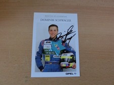 Dominik Schwager – starsza karta Opla Formula 3, oryginalny autograf, rzadki, AB-182