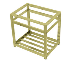 Kingston Brass VSP3122A2 31" Wide x 30  High Console Stand - Polished Brass