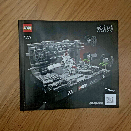 Neuf LEGO Star Wars 75329 Death Star Trench Run manuel d'instruction seulement