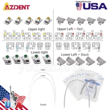 AZDENT Dental Orthodontic Metal Brackets Braces/Super Elastic Niti Arch Wires