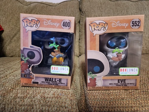 Funko Pop! Disney Wall-E & Eve Box Lunch Earth Day Exclusive #400 #552