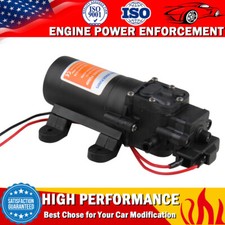 Bomba de presión de agua de diafragma 12 V autocebante 1,2 GPM 35 PSI para barco, marina, autocaravana