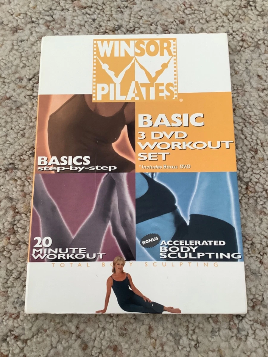 Winsor Pilates 3 DVD Workout Set - cds / dvds / vhs - by owner