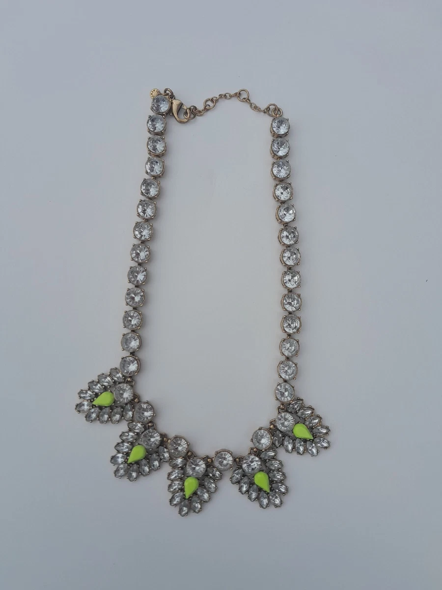 Neon statement necklace sale