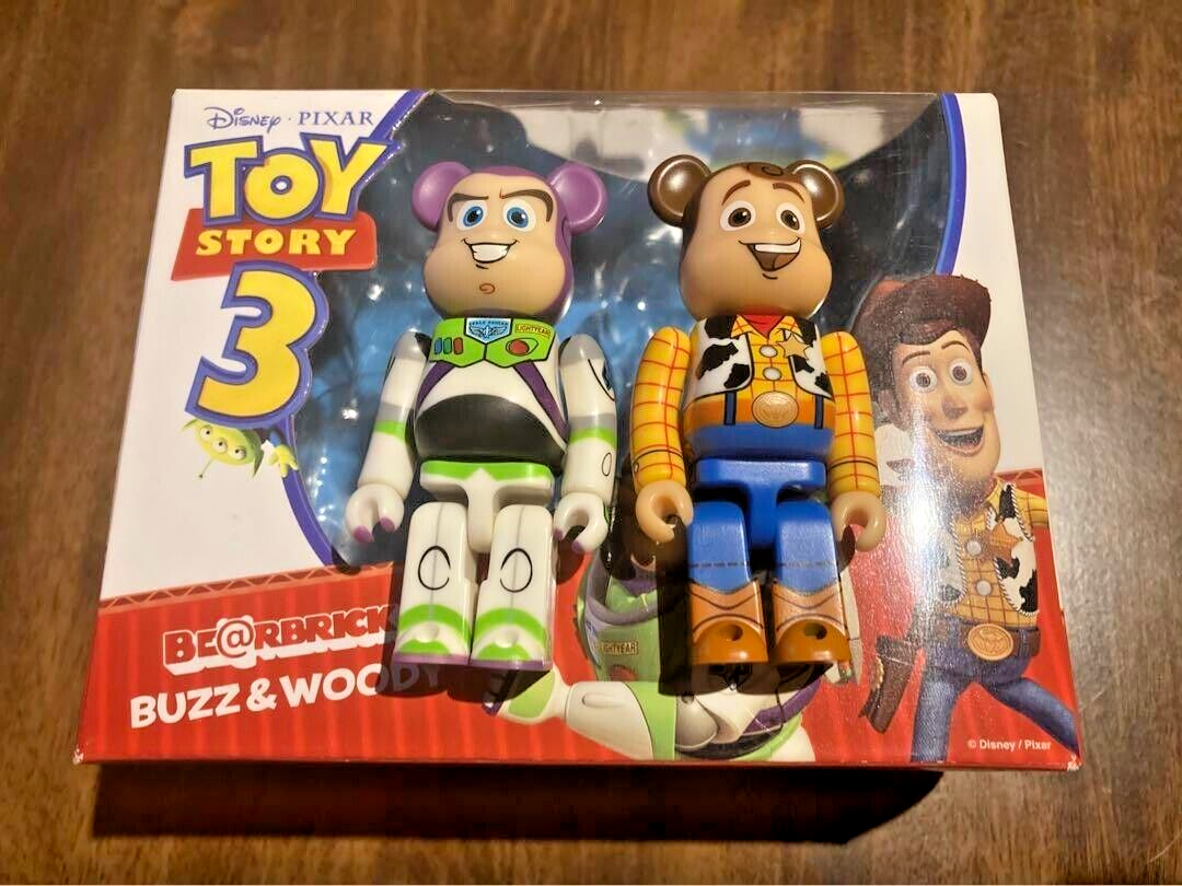 MEDICOM TOY Be@Rbrick Bearbrick Toy Story 100% Woody Buzz Figur 