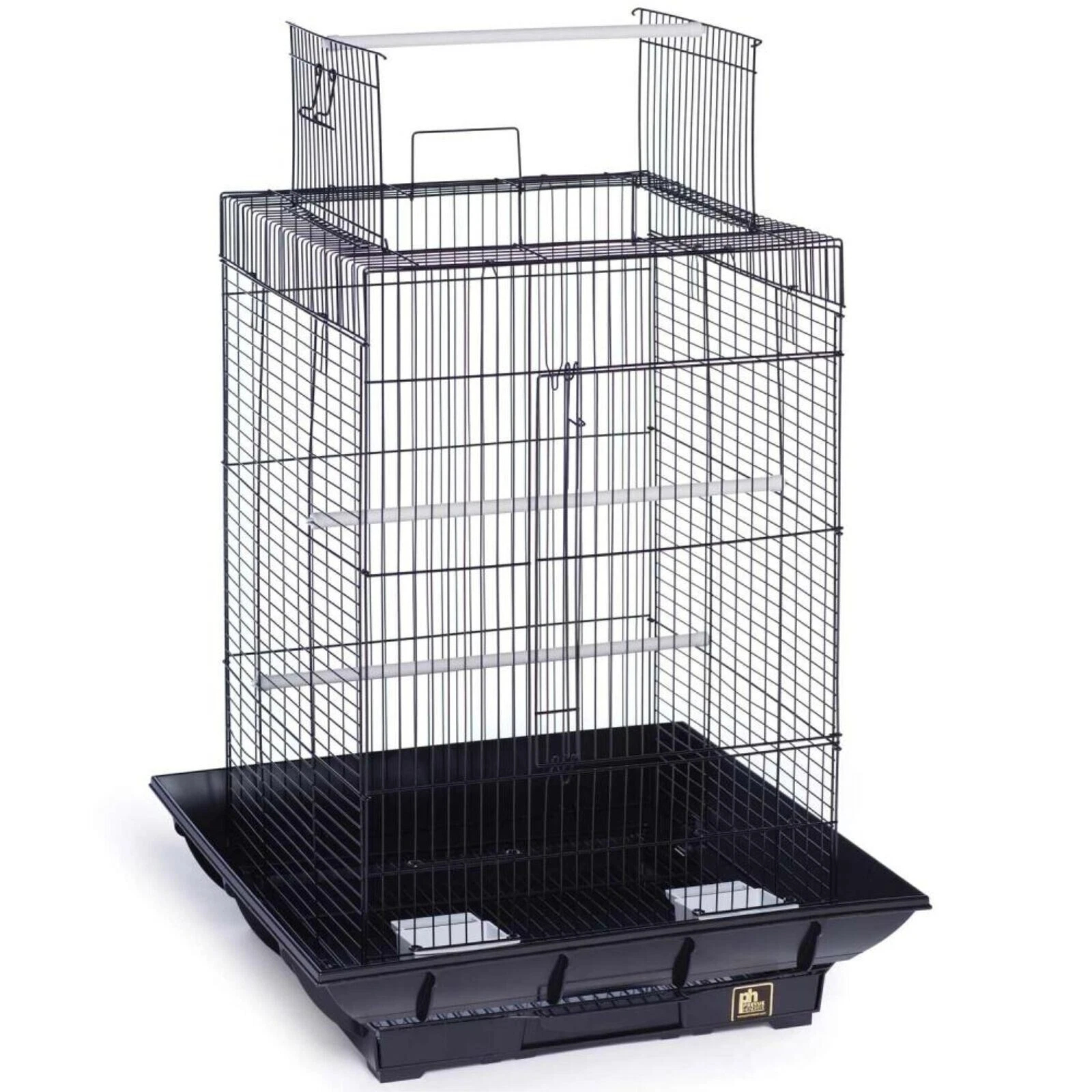 Prevue PetPrevue Hendryx SP851B/B Clean Life Play Top Cage, Black