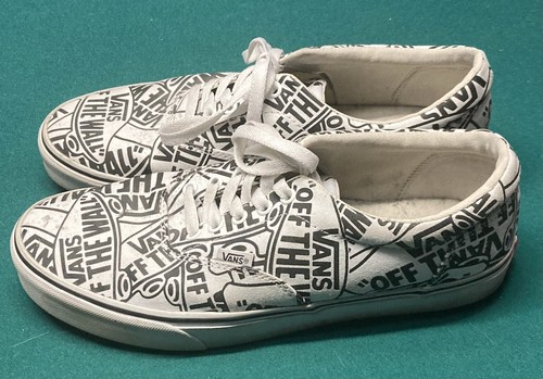 Vans Lace Up Mens Shoes Size 11 Black 