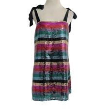 NEW Show Me Your Mumu Size Small Dress Sequin Rainbow Party Mini