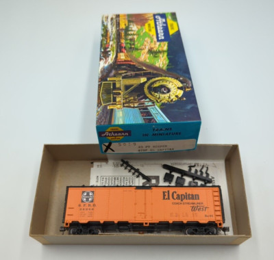 Athearn HO Santa Fe ATSF El Capitan SFRD 40' Ice Reefer Car Kit Built 5019 w/Kds