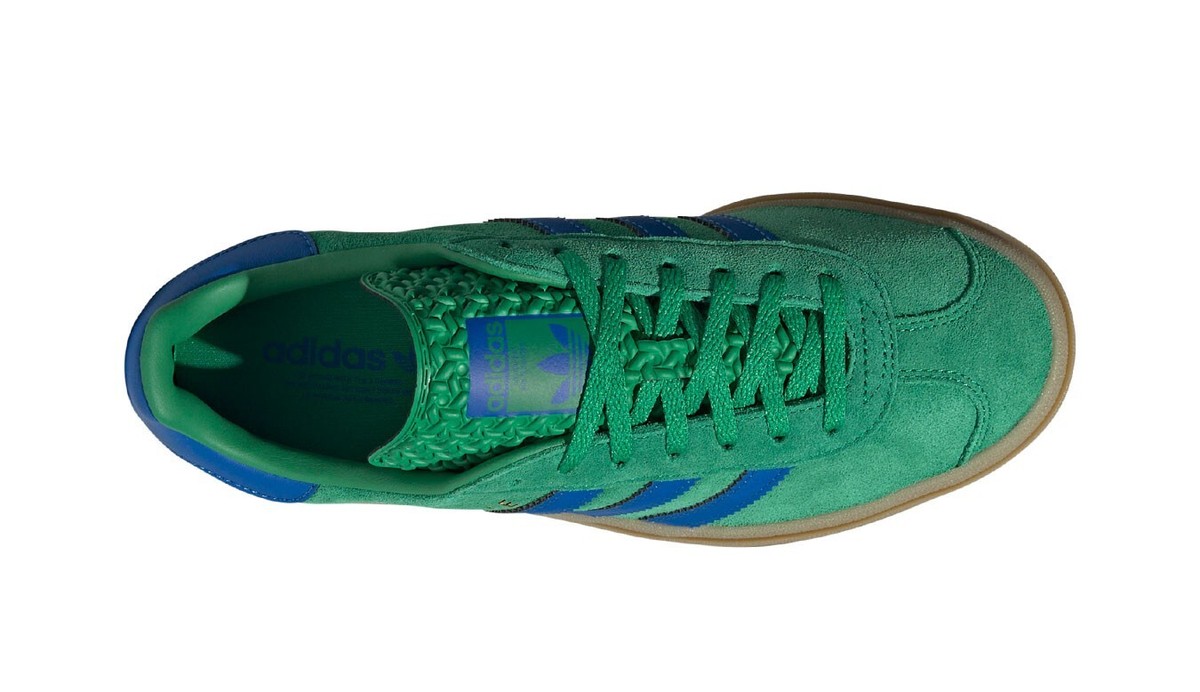 【adidas】Gazelle Bold W Trainers スエード Green Blue Gum Size 9 - adidas Gazelle Bold Green Blue Gum W for sale
