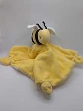 Burts Bees Lovey Bumble Bee Baby Security Blanket Yellow Lovie Organic Cotton