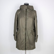 Peuterey Brown Parker Jacket Statics No Fur Rrp £300 (#h1)