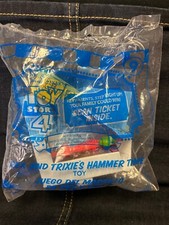 2019 McDonald's TOY STORY 4 Happy Meal Toy REX AND TRIXIE'S HAMMER TIME 9