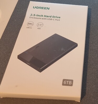 UGREEN 2,5 Zoll Festplattengehäuse, externes USB 3.0 Festplattengehäuse SATA HDD