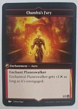 Arena of the Planeswalkers Replacement Game Card Chandra's Fury Enchantment Aura