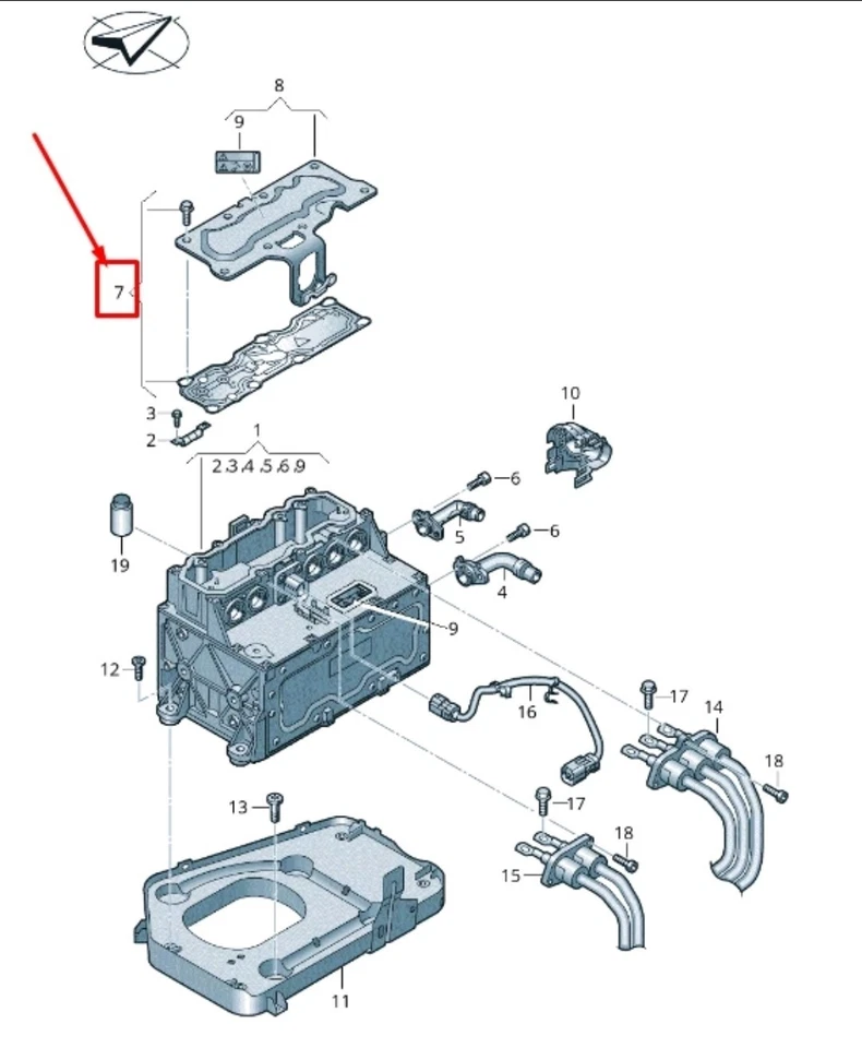 New Genuine Audi SEAT Skoda Volkswagen Drive Repair Kit 3G0998152B - Image 1 of 4