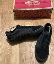 Vans - Old Skool Black Pop Cush Skate Shoes - Vansguard Protection - Size 9.5 UK