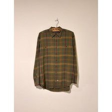 90s vintage polo ralph lauren rayon shadow plaid shirt size L 541308