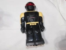 VINTAGE BATTERY OPERATED 1994 MASTER TOBOR ROBOT BLACK MADE IN CHINA NEW BRIGHT