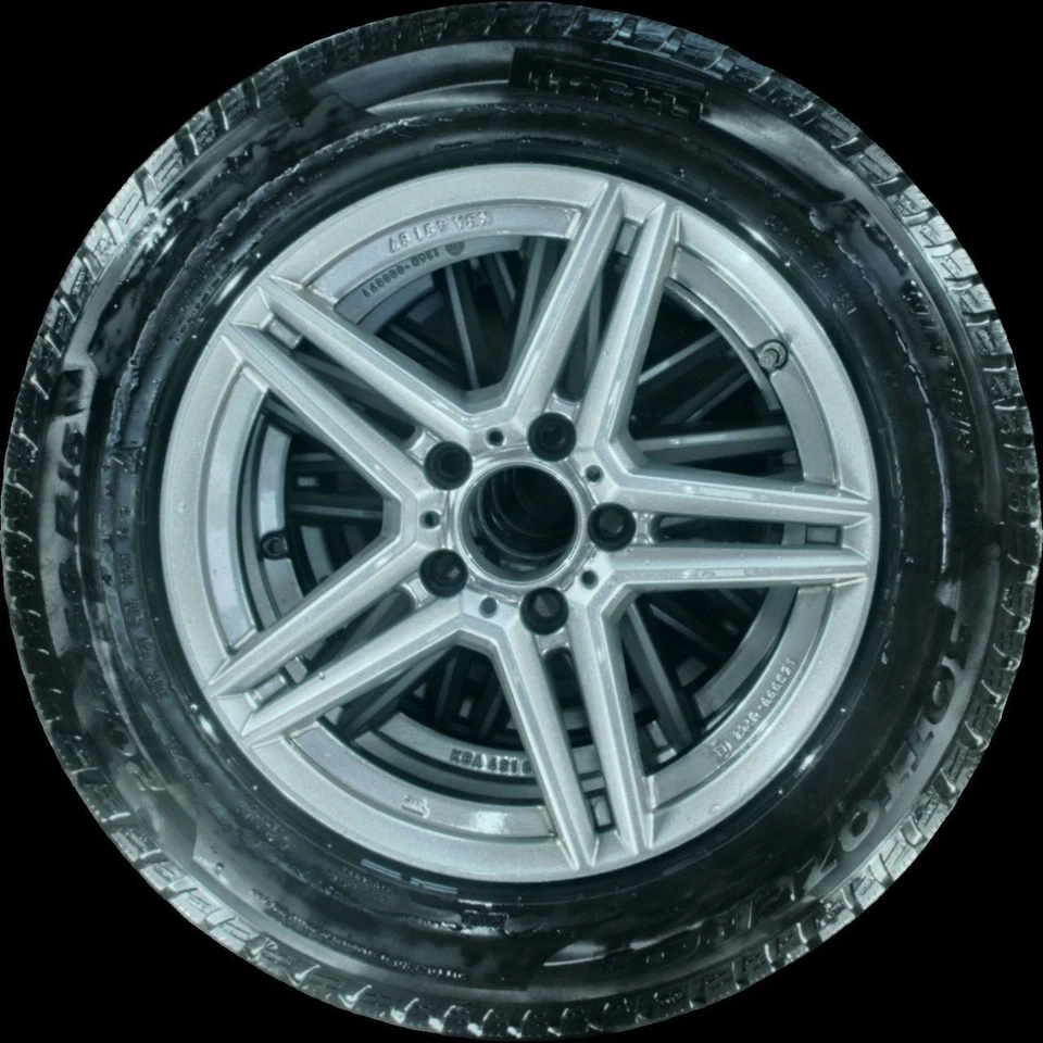 205/60 R16 Winterreifen C-KLASSE W205 16 Zoll Alufelgen Komplettsatz 5-6mm - Bild 3 von 4
