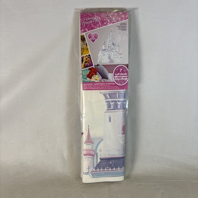 #ad DISNEY PRINCESS CASTLE Giant Wall Mural Stickers Room Decor Decals Decoration $21.99